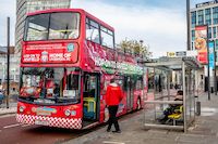 bus, bus anglais, Angleterre, Liverpool