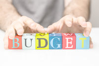 Lettres avec écrit budget lettres budget