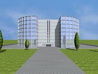 Immeuble dans un parc CAF de Montbéliard