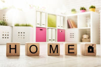 Lettres du mot home Choisir un logement