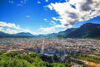 Vu en hauteur de la Grenoble Etudier à Grenoble