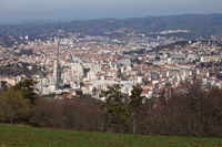 Saint-Etienne vue d'avion Etudier à Saint-Etienne