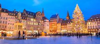 Centre de Strasbourg de nuit Etudier à Strasbourg