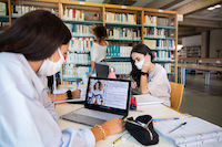 Bibliothèque universitaire Bibliothèque, universitaire, crise sanitaire