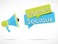 Affiche logements sociaux avec haut parleur Radiation d'une demande d'accès aux HLM