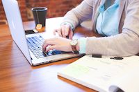 ordinateur, travailler ordinateur, travailler
